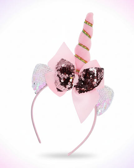 unicorn headband for toddler - white-bg