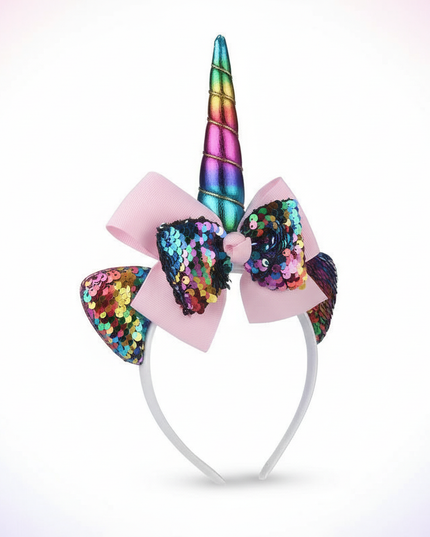 unicorn headband party favors - white-bg