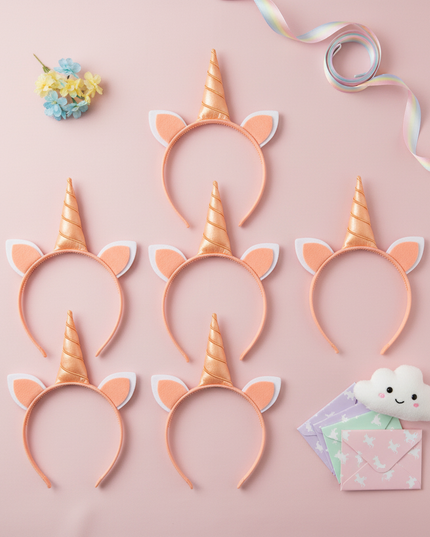 unicorn headband party pack - flat-lay