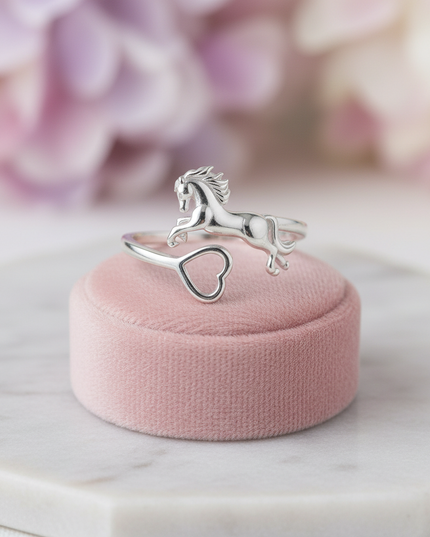 unicorn heart ring - lifestyle