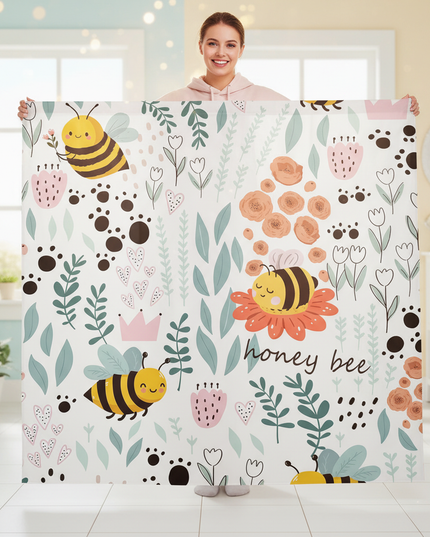 unicorn heart shower curtain - in-use