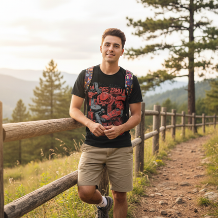 unicorn hiking shirt - lifestyle