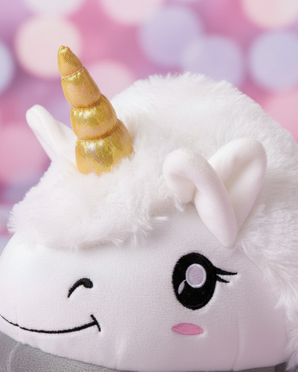 unicorn home slippers - detail