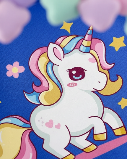 unicorn hoodie for toddlers - detail