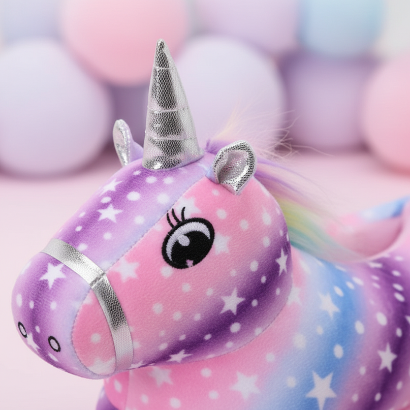 unicorn hoof slippers - detail