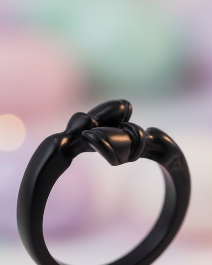 unicorn hooves ring - detail