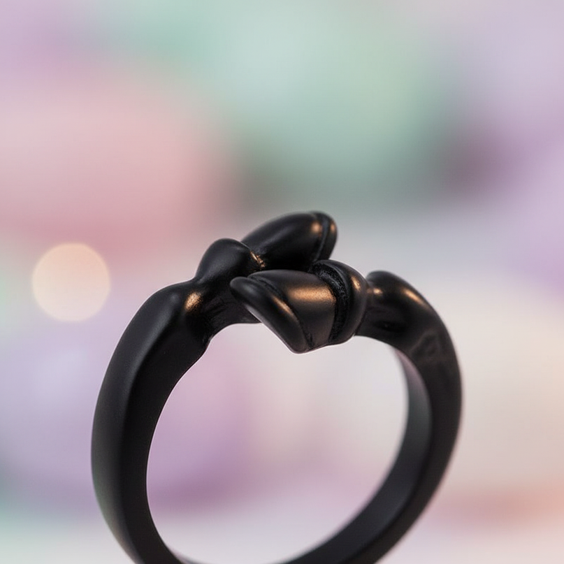 unicorn hooves ring - detail