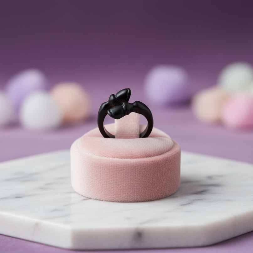 unicorn hooves ring - lifestyle