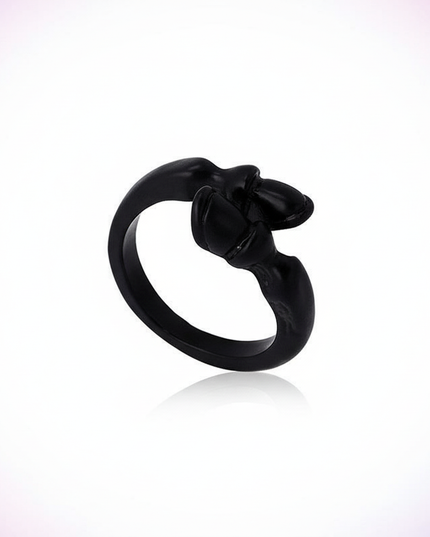 unicorn hooves ring - white-bg