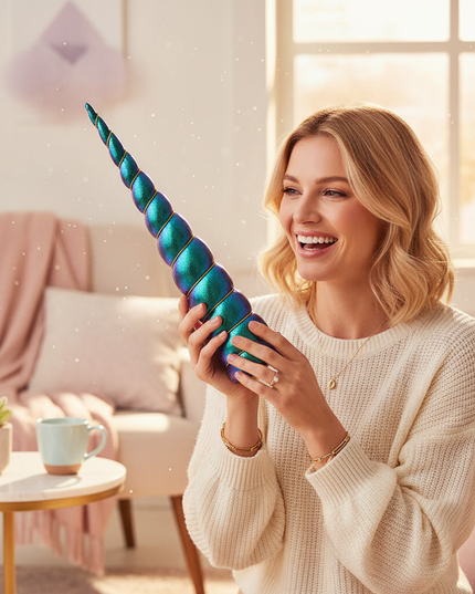 unicorn horn adults - in-use
