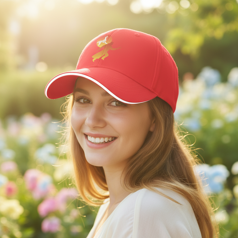 unicorn horn cap - in-use