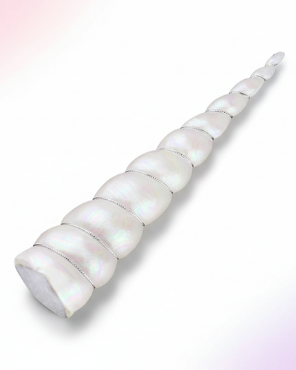 unicorn horn cosplay prop - white-bg