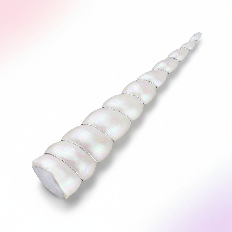 unicorn horn cosplay prop - white-bg