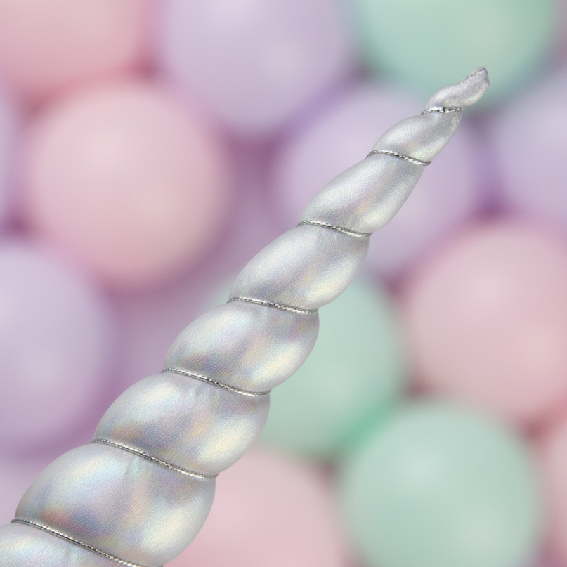 unicorn horn hair clip - detail