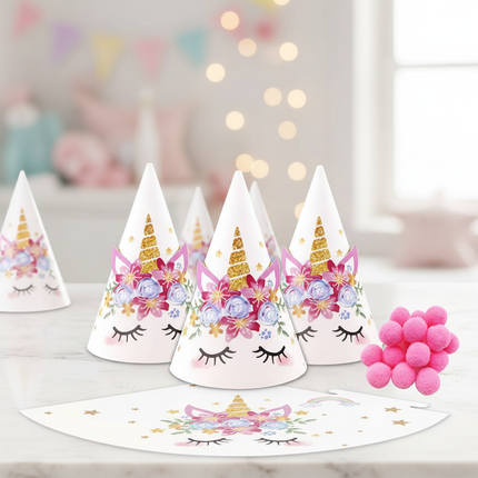 unicorn horn party hats - lifestyle