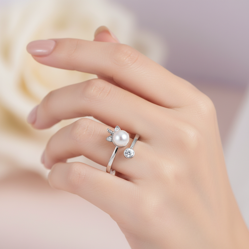 unicorn horn ring - in-use