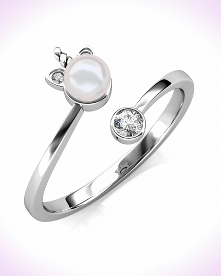 unicorn horn ring - white-bg
