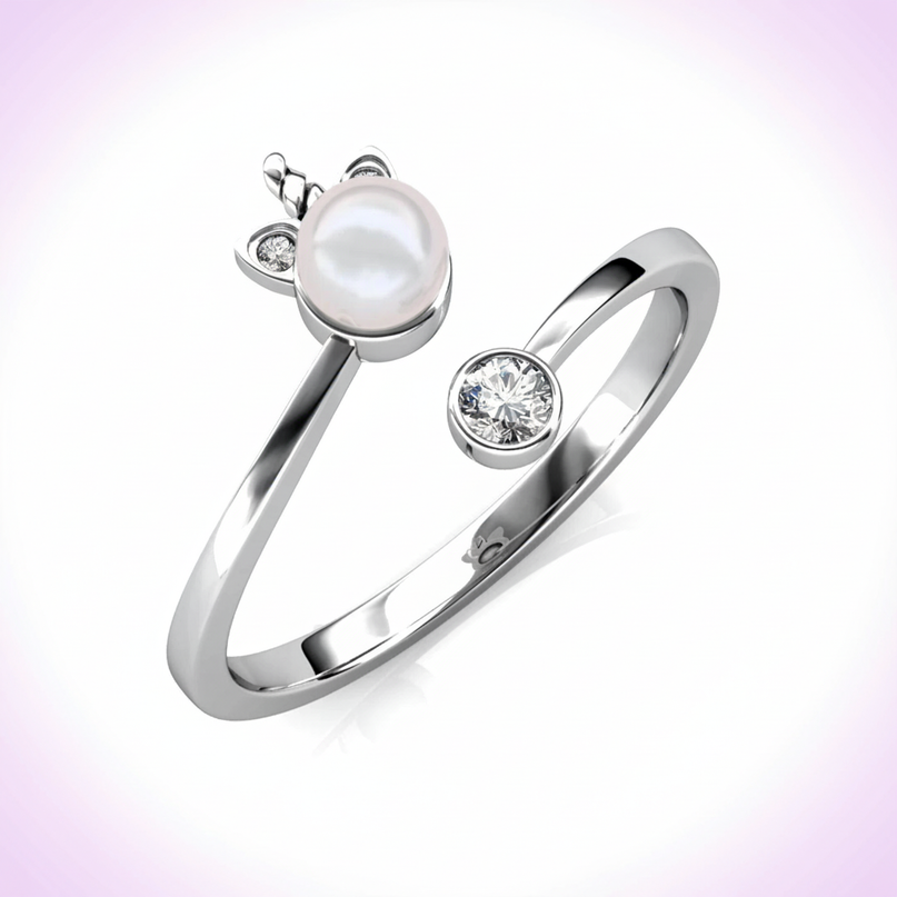 unicorn horn ring - white-bg