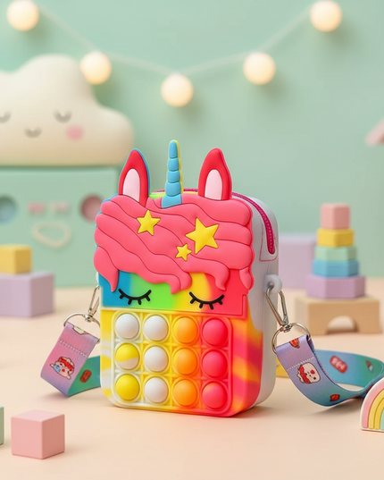 unicorn interactive purse - lifestyle