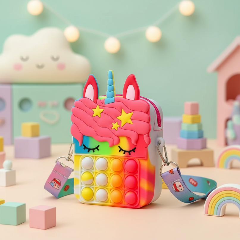unicorn interactive purse - lifestyle