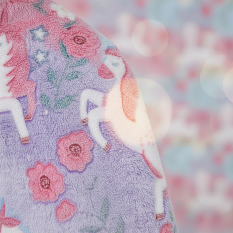 unicorn jacket adults - detail