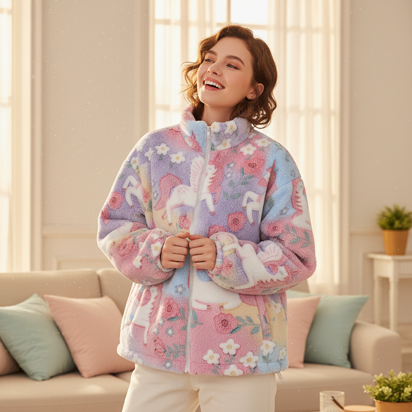 unicorn jacket adults - in-use