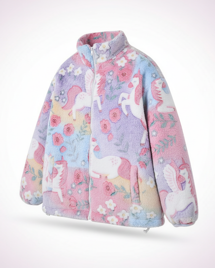 unicorn jacket adults - white-bg