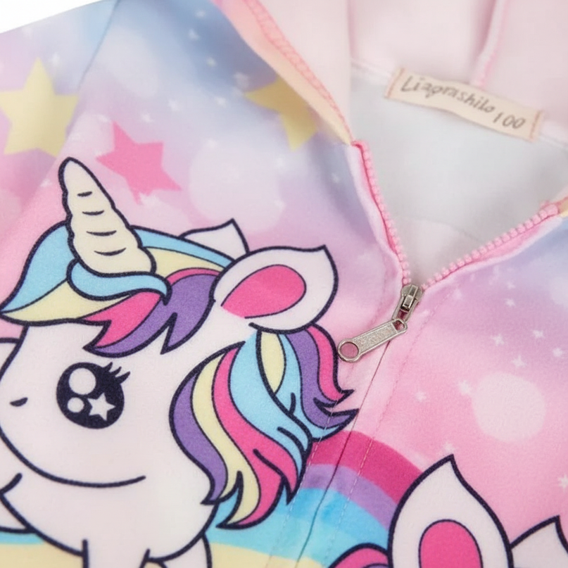 unicorn jacket with horn - detail