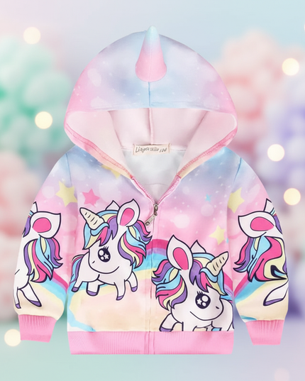 unicorn jacket with horn - lifestyle