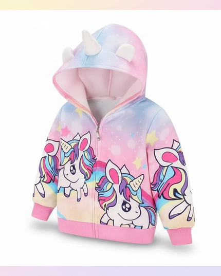 unicorn jacket with horn - white-bg