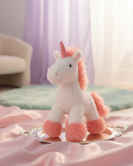 unicorn keychain plush - lifestyle
