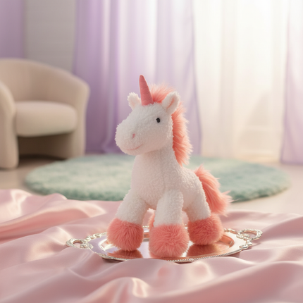 unicorn keychain plush - lifestyle