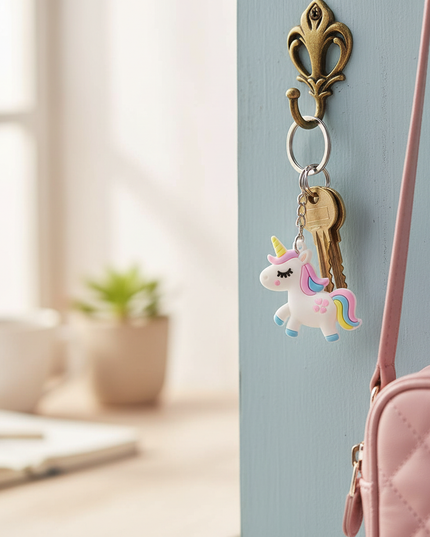 unicorn keychain set - lifestyle