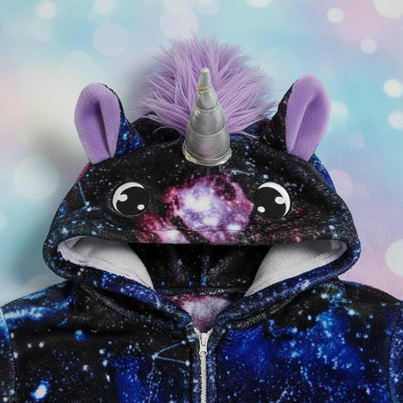 unicorn kigurumi onesie - detail