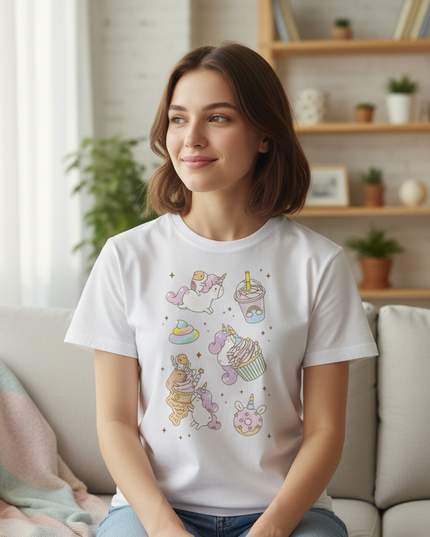unicorn kitty shirt - lifestyle