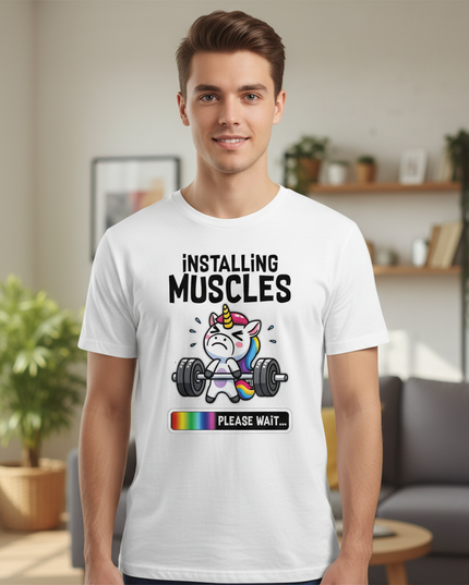 unicorn lazy day shirt - lifestyle