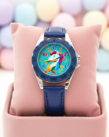 unicorn leather watch - lifestyle