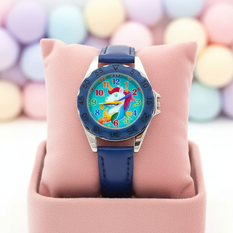 unicorn leather watch - lifestyle