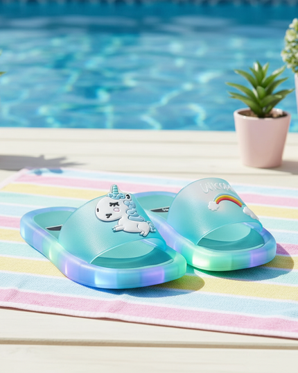 unicorn led slides - lifestyle