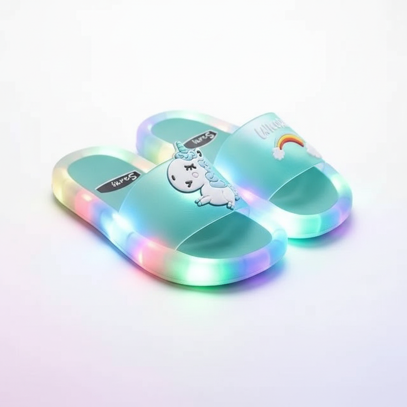 unicorn led slides - white-bg