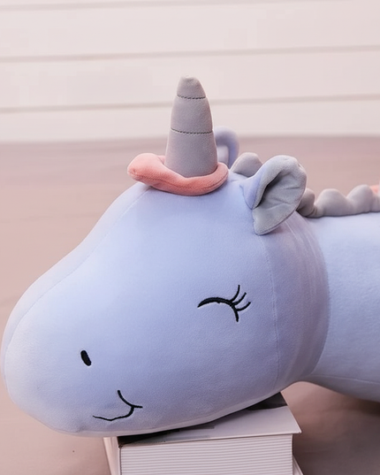 unicorn light up stuffed animal plush - detail