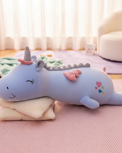 unicorn light up stuffed animal plush - lifestyle