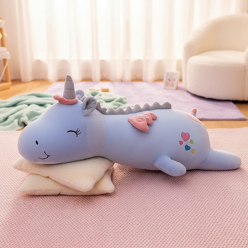 unicorn light up stuffed animal plush - lifestyle