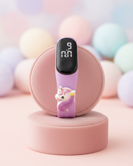 unicorn lilac watch - lifestyle