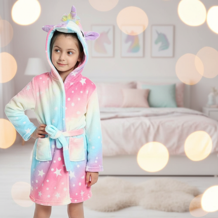 unicorn lounge robe - lifestyle