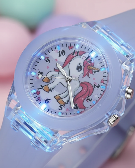 unicorn luminous watch - detail