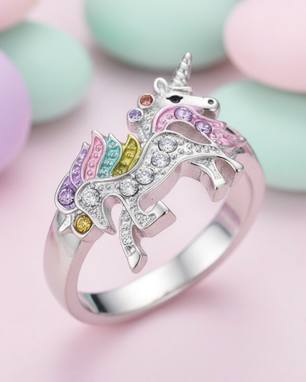 unicorn magic ring - detail