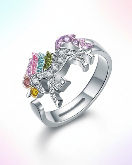 unicorn magic ring - white-bg