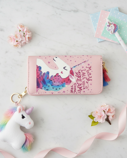 unicorn maxi wallet - flat-lay