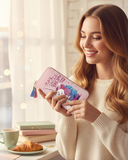 unicorn maxi wallet - in-use